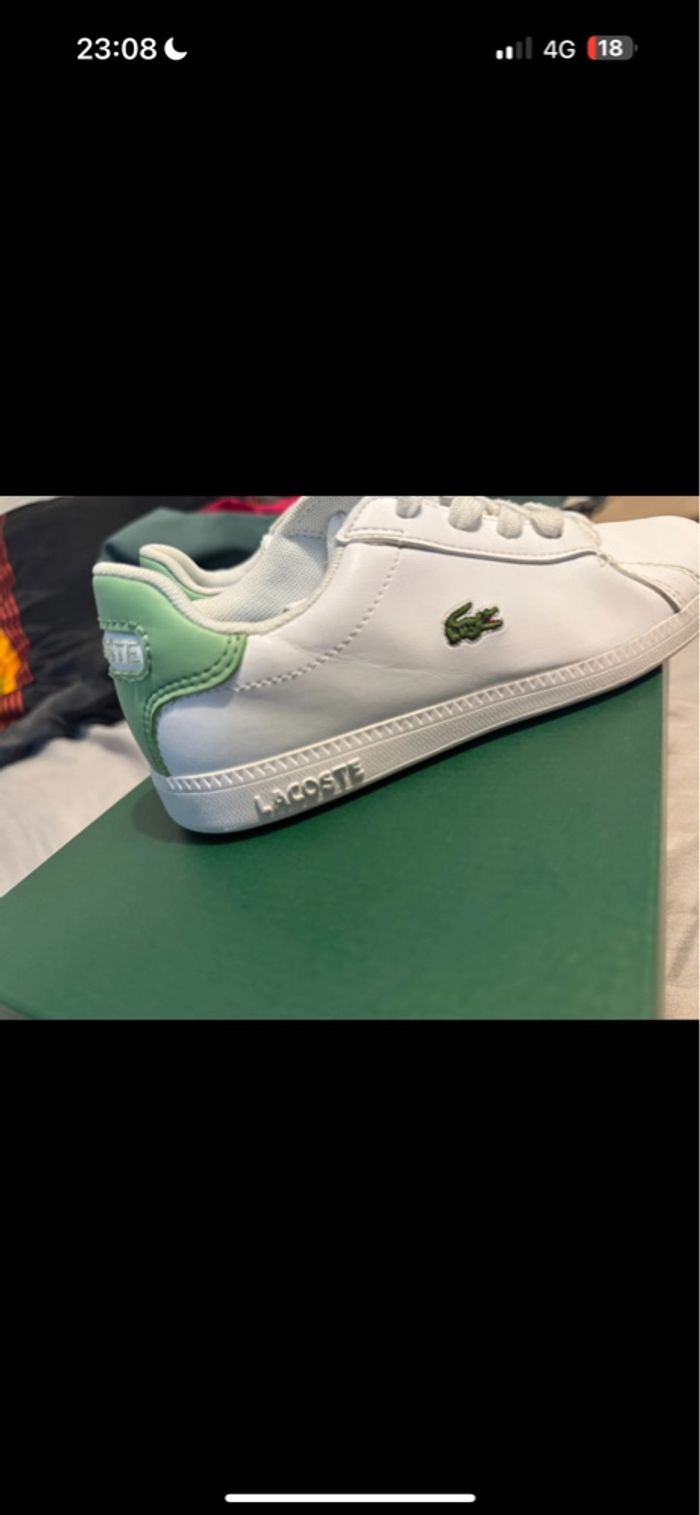 Basket Lacoste enfant - photo numéro 2