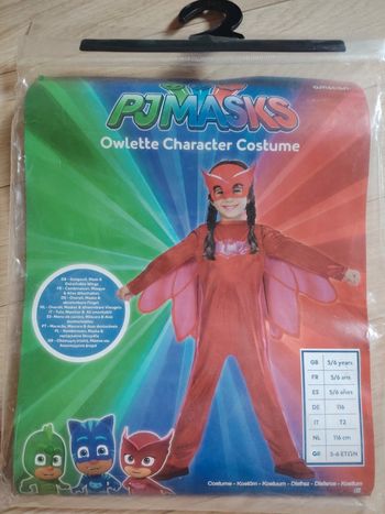 Déguisement pj masks 5/6 ans