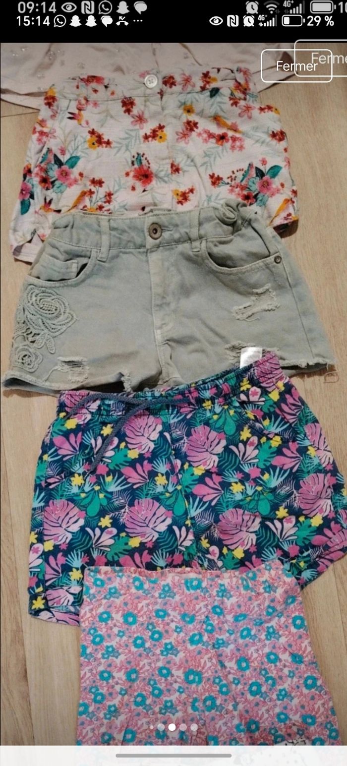 Lot de 9 shorts et une salopette - photo numéro 4