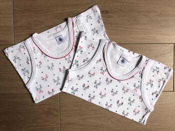 Lot de 2 débardeurs collection Noël Petit bateau T-6 ans