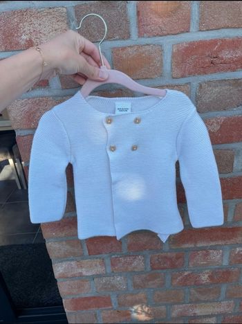 Gilet bébé creme