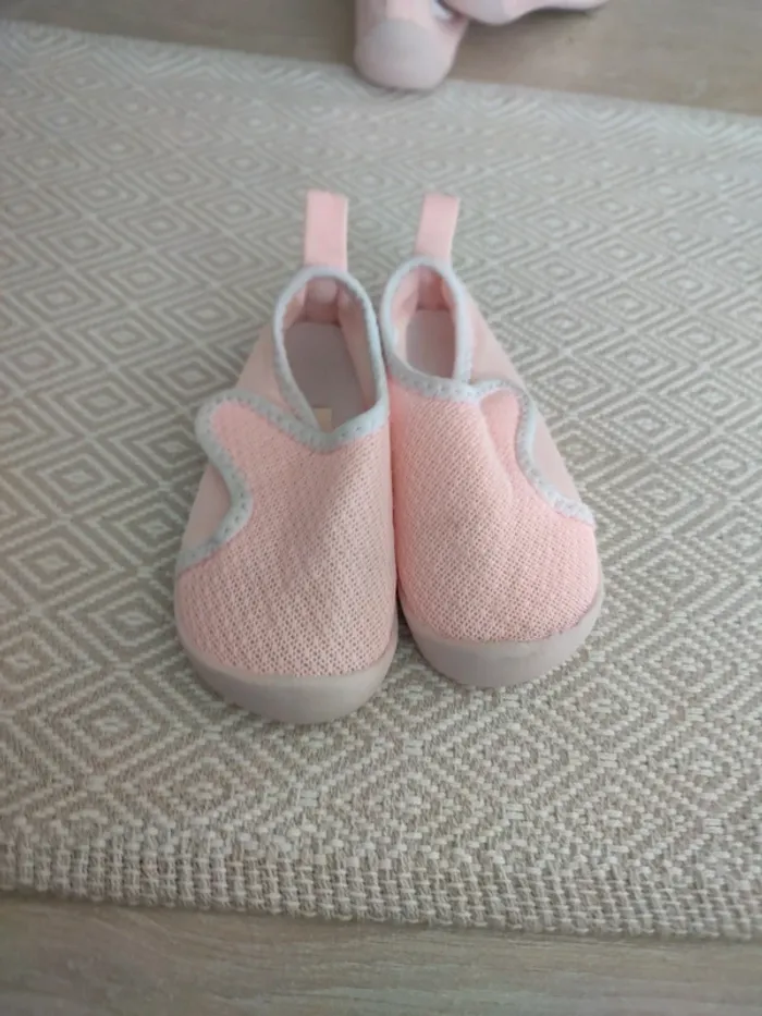 Chaussons souple gym cirque rose decathlon 19