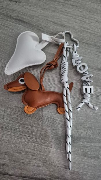 Porte-clé/bijou sac"Teckel"