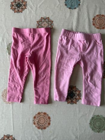 Lot pantalon rose