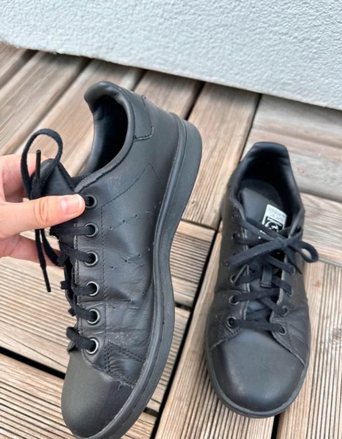 Stan smith adidas noir Femme 37.5 - photo numéro 2