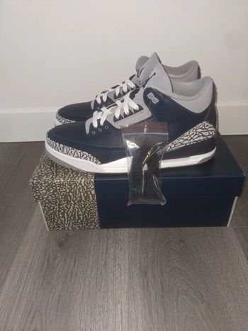 Nike Air Jordan 3 georgetown midnight navy 2021 facture BSTN