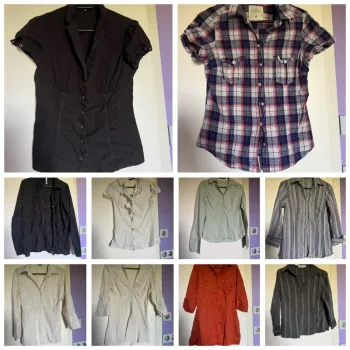 Lot de 17 chemises et tuniques taille 38/40