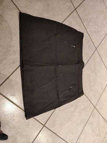 Jupe grise foncé camaïeu taille 44