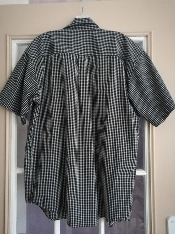 Chemise manches courtes à carreaux homme - photo numéro 2