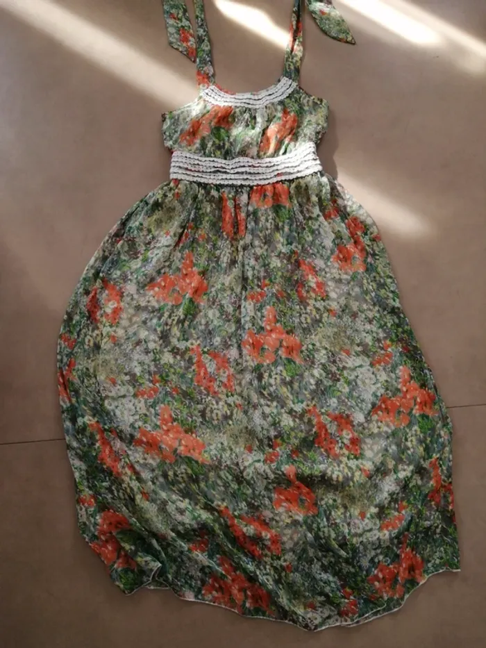 Robe longue été taille unique