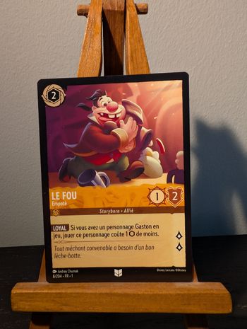 🌟 Le fou – Disney Lorcana FR - En excellent état 🌟.