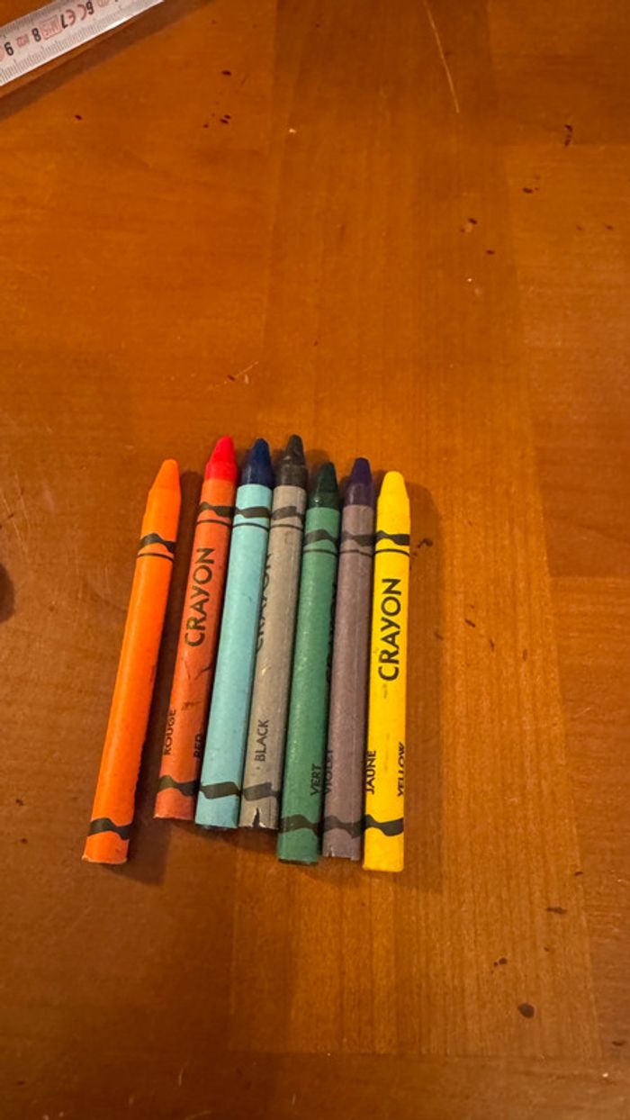 7 crayons à la cire La France Bourgeois - photo numéro 6
