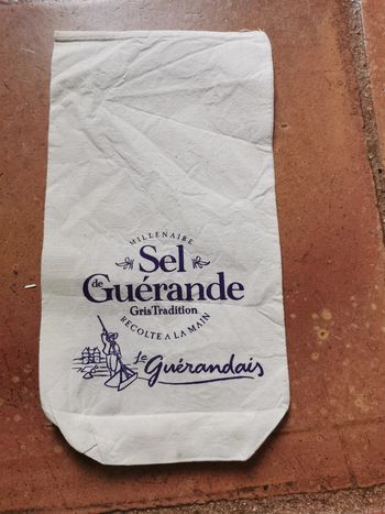 Petite pochette en coton Sel de Guérande