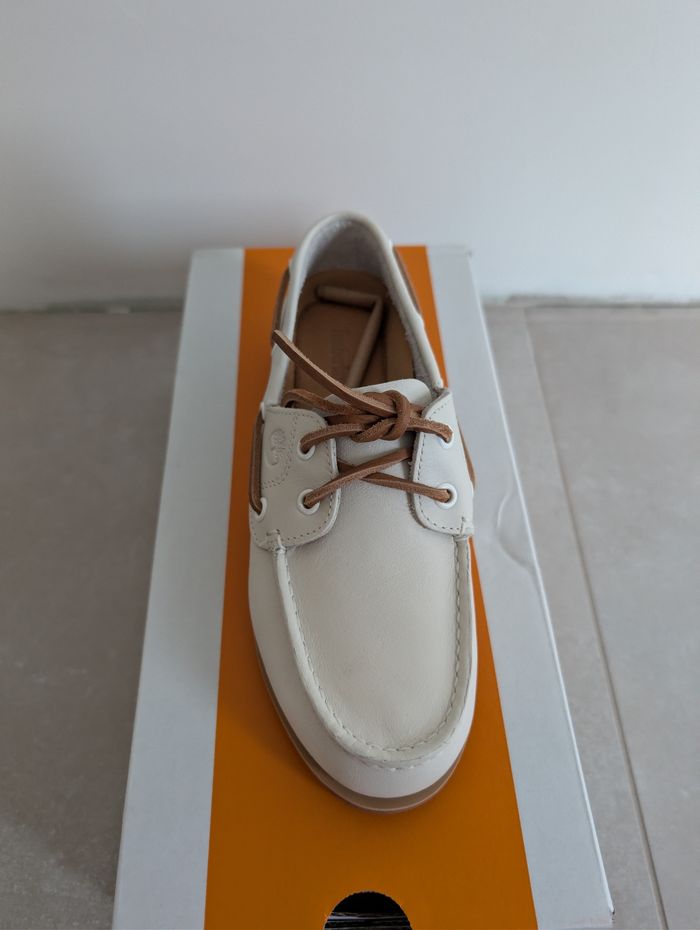 Timberland Classic Boat Shoe / Mocassins - Natural Full Grain - Taille 37,5 - photo numéro 3