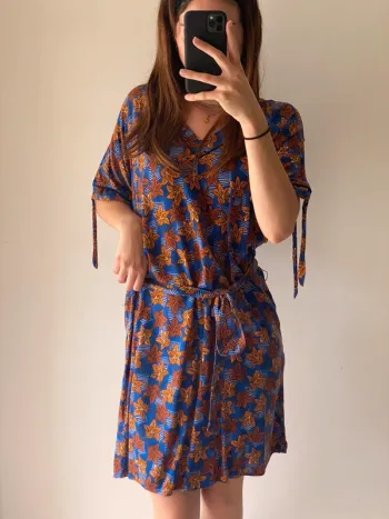 Robe bleu