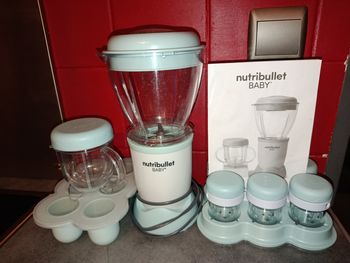 Mixeur avec petits pots nutribullet baby