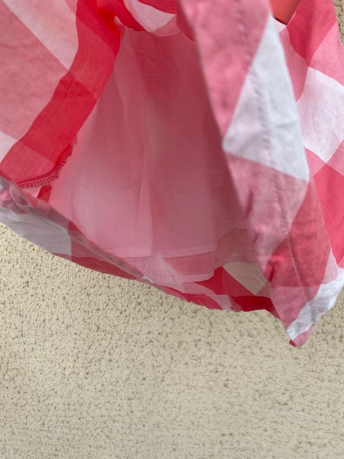 Très belle robe vichy doublé 6 ans - photo numéro 5