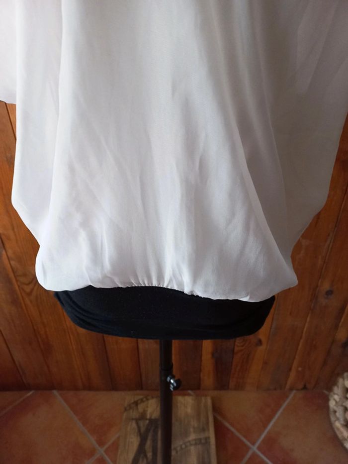 Blouse voile blanc - photo numéro 5