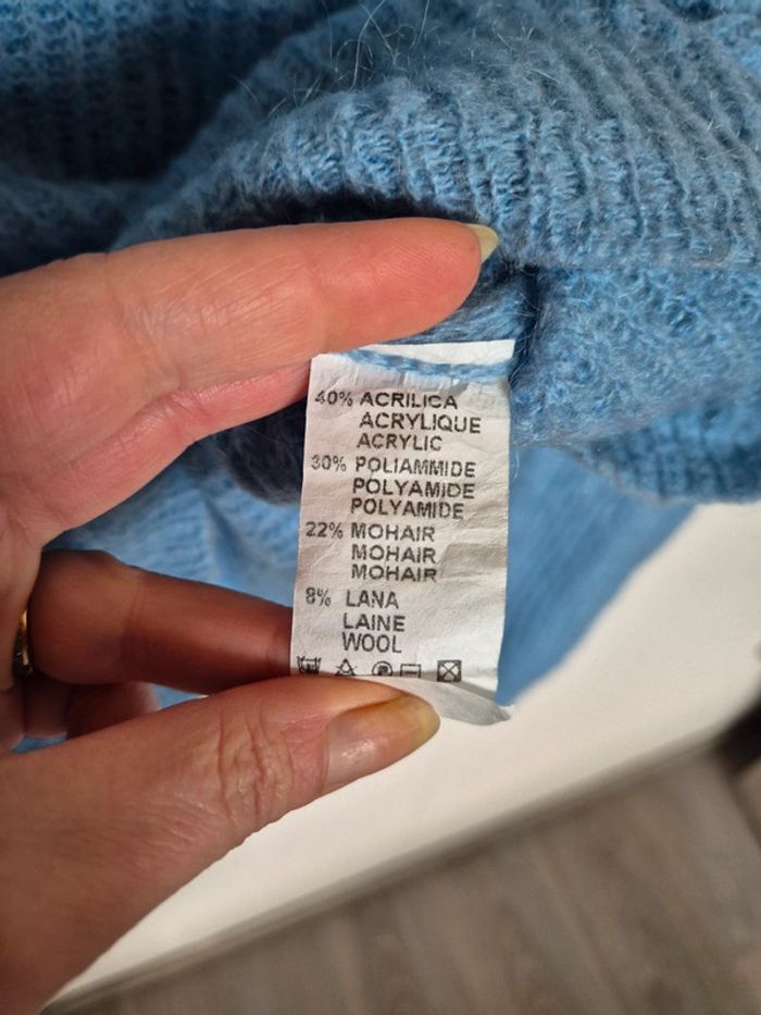 pull laine et mohair  Nais taille M - photo numéro 4