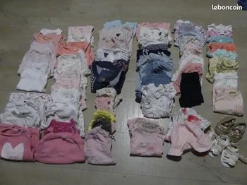 Lot vêtements été 6 mois fille