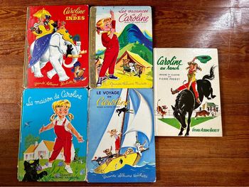 Lot de 5 Grands albums Hachette livres Caroline Pierre Probst bd années 60