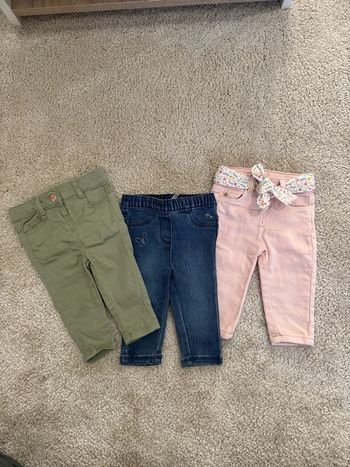 Lot de 3 pantalons taille3 mois