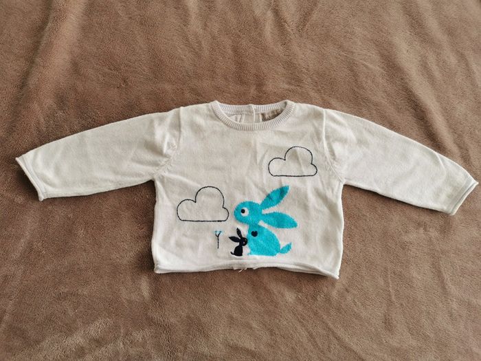 Pull lapin 6 mois grain de blé