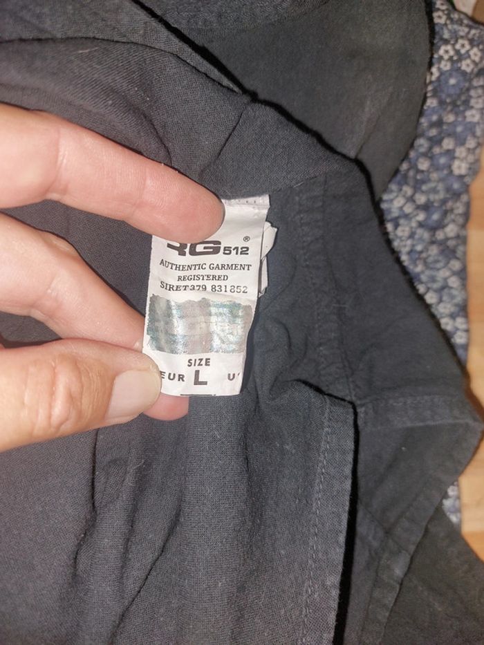 Chemise noire rg512 - photo numéro 5