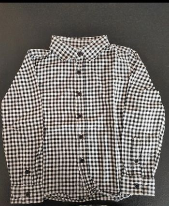 Chemise à carreaux 4 ans