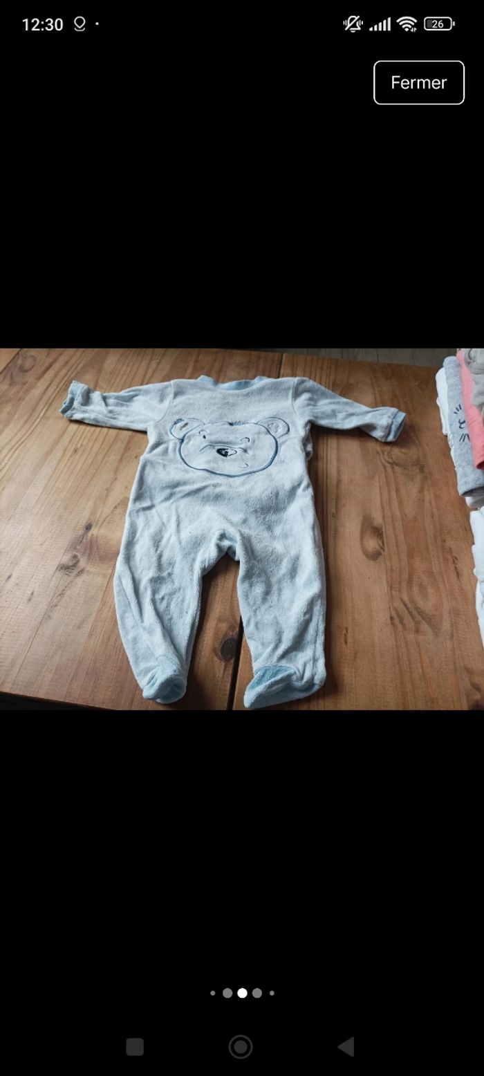 Lot de pyjama bébé fille taille 3 mois - photo numéro 4