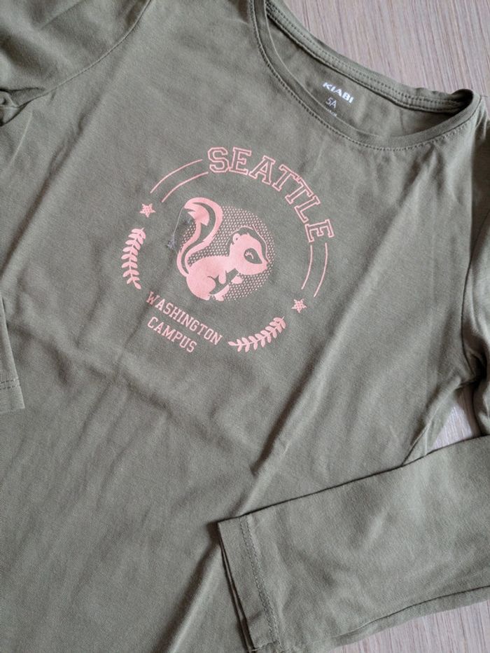 T shirt ML Kiabi 5ans - photo numéro 2