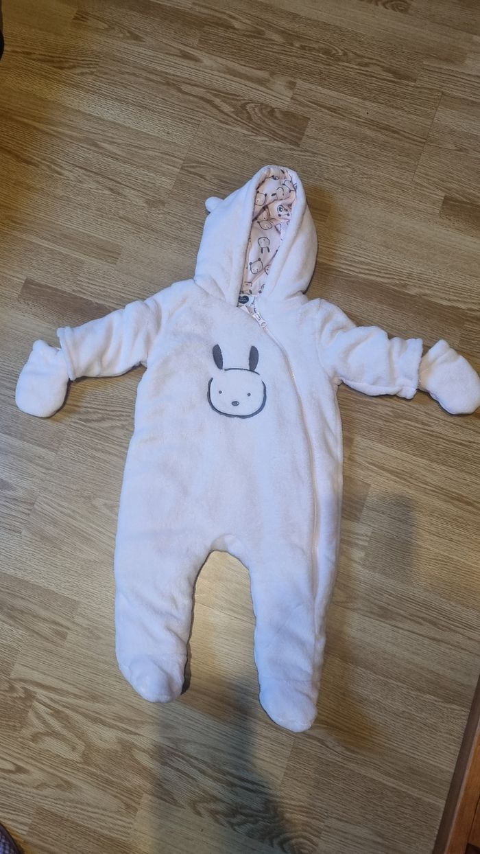 Vêtements bébé fille combipilote grenouillère - photo numéro 4