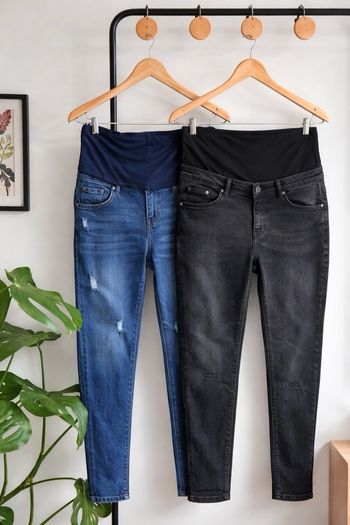 Lot de 2 jeans de grossesse 