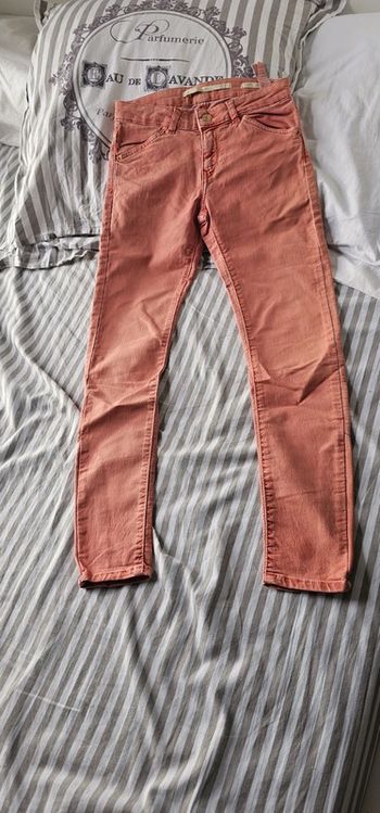 Jean orange Slim fit Zara taille 34