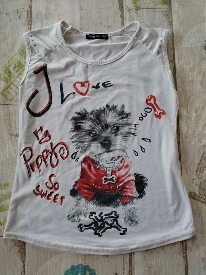 Tee Shirt Manche débardeur - photo numéro 1