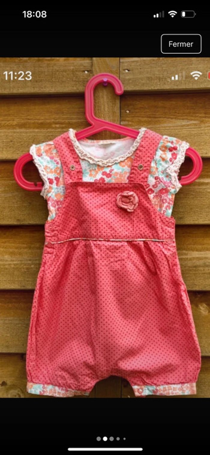 Lot 4 robes été fille - 6/9 mois 🩷 - photo numéro 2
