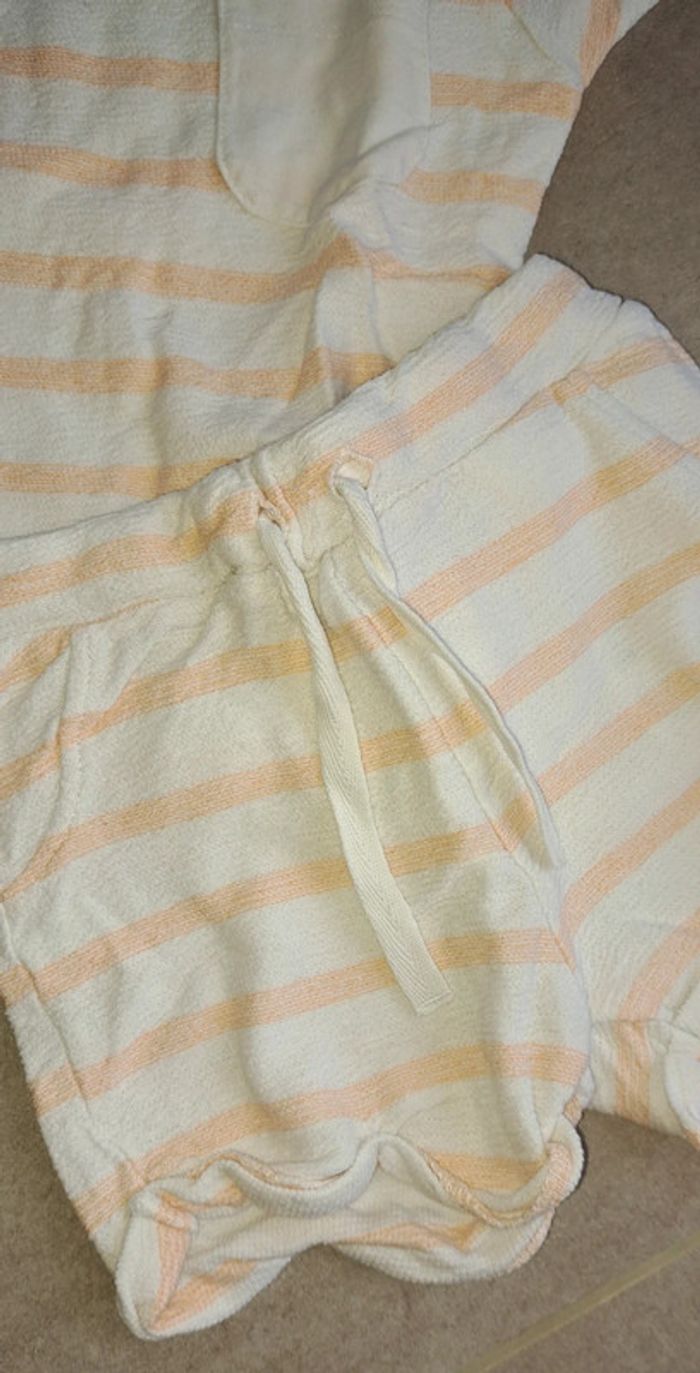 Ensemble Tee-shirt et short Name it 9 mois - photo numéro 3