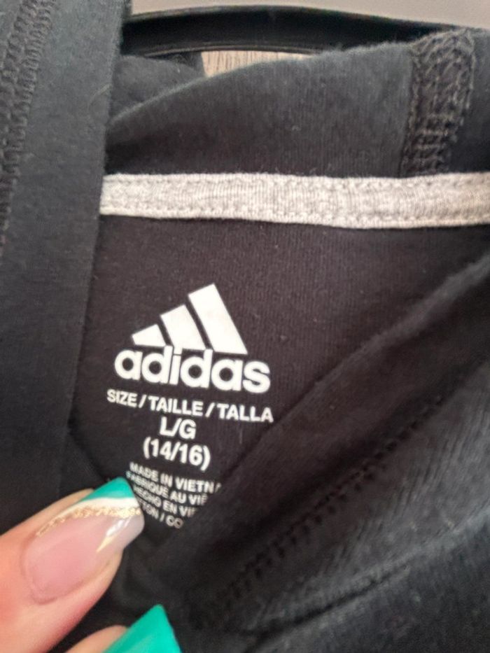 T-shirt ML à capuche - Adidas - 14/16 ans - photo numéro 5