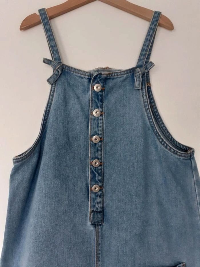 Salopette courte en jean / combishort 12 ans Vertbaudet - photo numéro 2