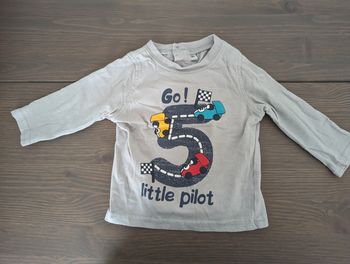 T-shirt manches longues 6 mois