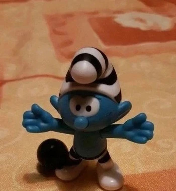 Schtroumpf prisonnier - 60 Schtroumpfs à collectionner - Happy Meal Mc Donald - 2018