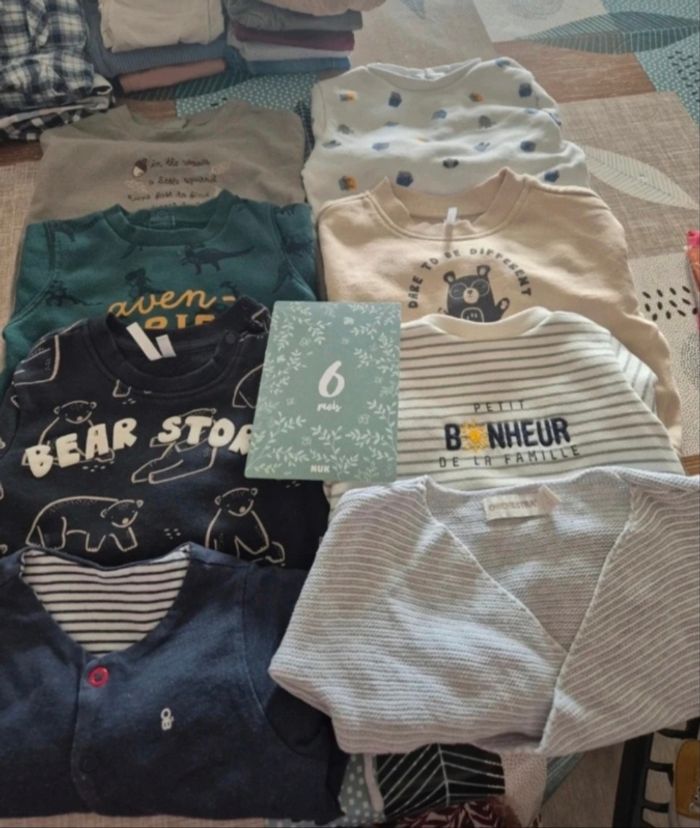 Lot vêtements garçon taille 6 mois - photo numéro 5