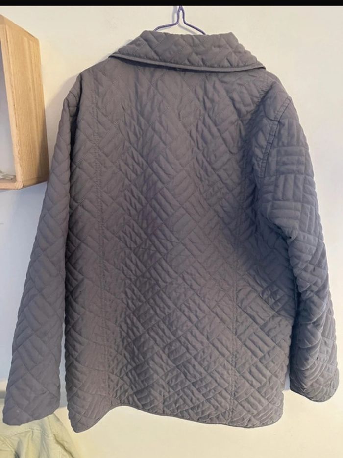 Veste matelassé pierre balmain vintage grise - photo numéro 8