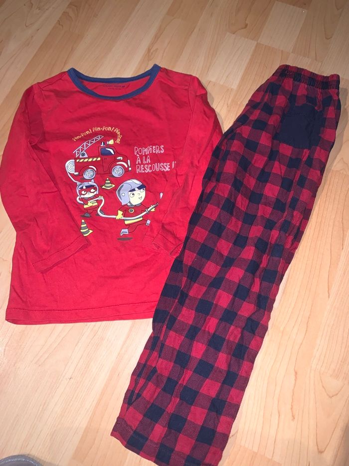 Pyjama pompier coton 6 ans