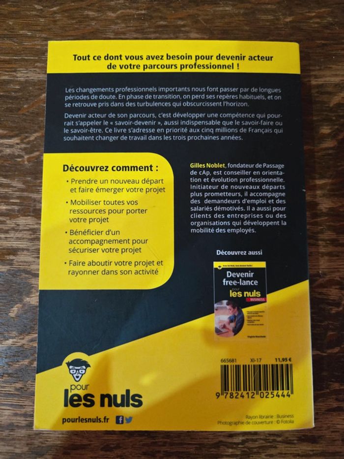 Livre "L'evolution professionnelle pour les nuls" - photo numéro 2