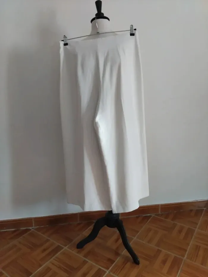 Pantalon jambes larges taille haute Zara txxl - photo numéro 7