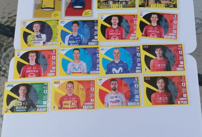 Lot 28 sticker Panini Tour de France 2024. - photo numéro 5