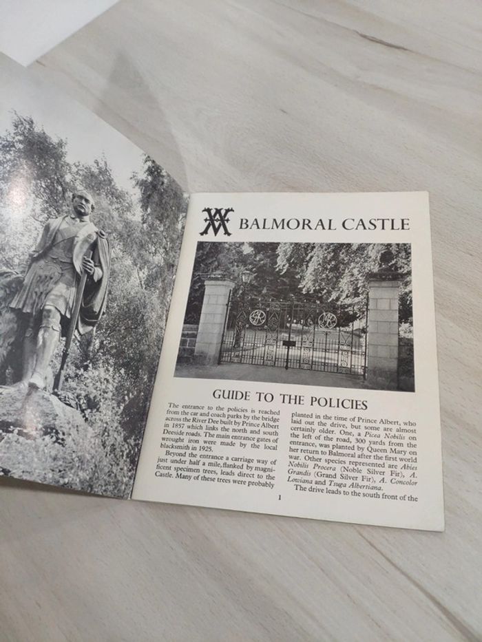 Guide to the policies livret Balmoral castle château - photo numéro 3