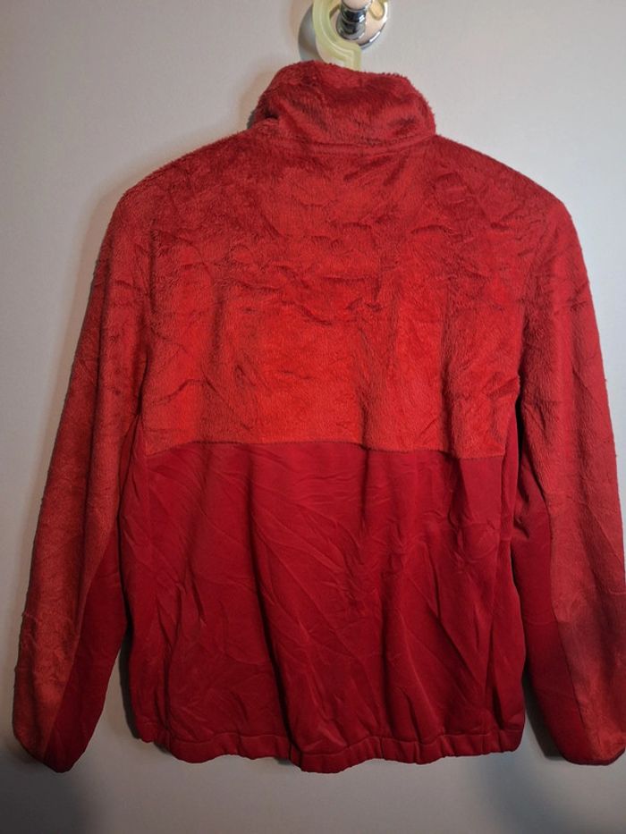 Polaire adidas bi matière rouge femme - taille S - photo numéro 6