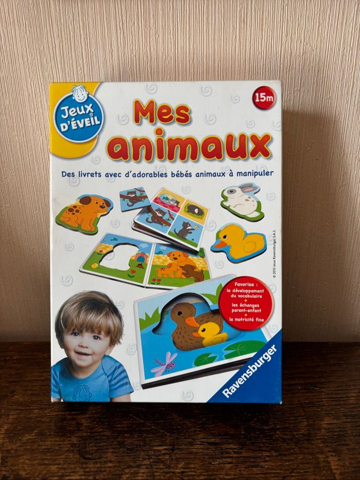 Jeux d’éveil :  « Mes animaux » de Ravensburger